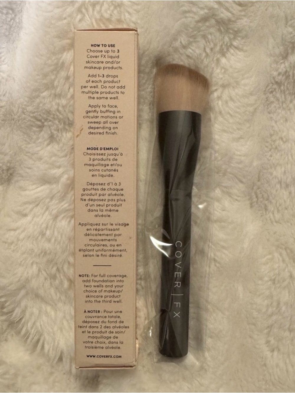 Cover Ex Custom Application Foundation Brush NEW